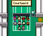 Varsity Courtyard - Mario Tennis