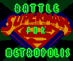 Title Screen & Menus - Superman: Battle for Metropolis (Prototype)
