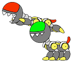 Mechachomp (Paper Mario-Style) - Mario & Luigi Customs