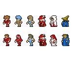 Battle Sprites - Final Fantasy (Pixel Remaster)