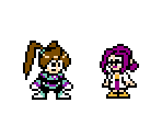 Quake Woman and Dr. Lalinde (NES-Style) - Mega Man Customs