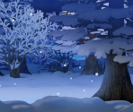 Snowfield (Night, Forest) - Fire Emblem: Heroes