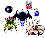 Midbosses & Enemies - Touhou Gensoukyou (Lotus Land Story)