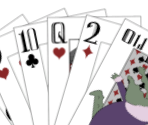 Old Maid Cards - Later Alligator