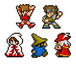 Wind Crystal Jobs - Final Fantasy 3 (Pixel Remaster)