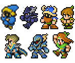 Water Crystal Jobs - Final Fantasy 3 (Pixel Remaster)