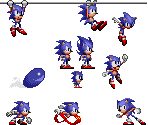 Sonic (StH1 Part 1+2-Style, Expanded) - Sonic the Hedgehog Customs
