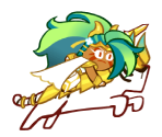 Tiger Lily Cookie (Golden Warrior) - Cookie Run: OvenBreak