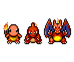 Charmander, Charmeleon, & Charizard - Pokémon Mystery Dungeon: Explorers of Sky
