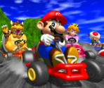 Title Screen - Mario Kart 64