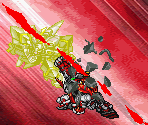 Gundam Astray Red Frame (Powered Red) Overlay & Background Effects - Super Robot Wars W