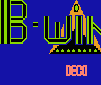 Title & Game Over Screens - B-Wings (JPN)
