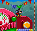Stage 1: The Haunted Circus - Area 1 - The Great Circus Mystery Starring Mickey & Minnie / Magical Quest 2 Starring Mickey & Minnie