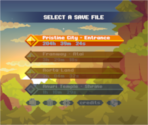 Title & Save Screen - Phoenotopia Awakening