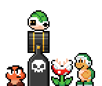 Super Mario Bros 1 Enemies - Mario Customs