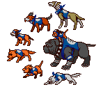 Eight Ninja Hounds and Pakkun - Naruto: Path of the Ninja 2