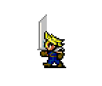Cloud (Final Fantasy GBA-Style) - Final Fantasy 7 Customs