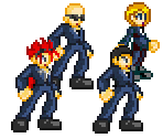 The Turks (Mega Man Zero-Style) - Final Fantasy 7 Customs