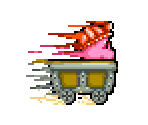 Mine Cart Kirby (Kirby Advance-Style) - Kirby Customs