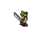 Cloud (FF6-Style) - Final Fantasy 7 Customs