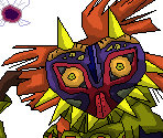 Skull Kid (Pixel Art) - The Legend of Zelda Customs