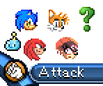 Various Icons & Attack Wheel - Sonic Chronicles: The Dark Brotherhood