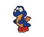 Rex (Paper Mario: Color Splash-Style) - Mario Customs