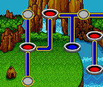 Overworld Map - Joe and Mac: Caveman Ninja