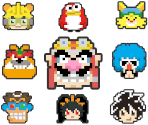 Character Icons - WarioWare: Get It Together!