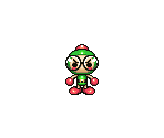 Midori Bom / Bookworm Green - Bomberman Land 2
