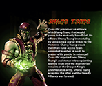 Shang Tsung's Bio - Mortal Kombat: Deadly Alliance