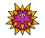 Big Urchin (Paper Mario-Style, Modern) - Mario Customs