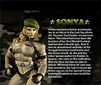 Sonya's Bio - Mortal Kombat: Deadly Alliance