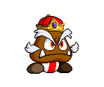 King Goomba / Goomboss - Paper Mario Customs