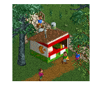 Pizza Stall - RollerCoaster Tycoon 2