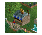 Hot Dog Stall - RollerCoaster Tycoon 2