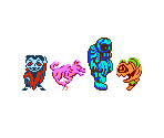 Enemies - Splatterhouse: Wanpaku Graffiti (JPN)