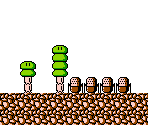 Background 2 (Trees) - All Night Nippon Super Mario Bros. (JPN)