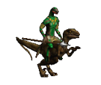 Lizard Rider - Warlords Battlecry III