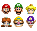 Character Icons - Mario Super Sluggers