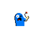 Bloo (Mega Man 8-bit Deathmatch-Style) - Cartoon Network Customs