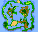 Overworld (Floating Continent) - Final Fantasy 3 (JPN)