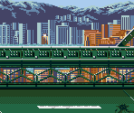 Minotaur Stage - Bridge Backdrop - Mighty Morphin' Power Rangers