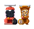Bombs & Clocks Vending Machine (Giana Sisters DS-Style) - Giana Sisters Customs