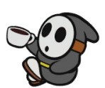 Shy Guy (Black) - Paper Mario: The Origami King
