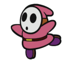 Shy Guy (Pink) - Paper Mario: The Origami King