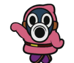 Snifit (Pink) - Paper Mario: The Origami King