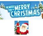 Save Icon and Banner - We Wish You a Merry Christmas