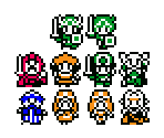Dragon Quest IV Playable Characters (Dragon Quest III GBC-Style) - Dragon Quest / Dragon Warrior Customs