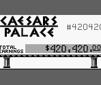 Total Earnings Card - Caesar's Palace